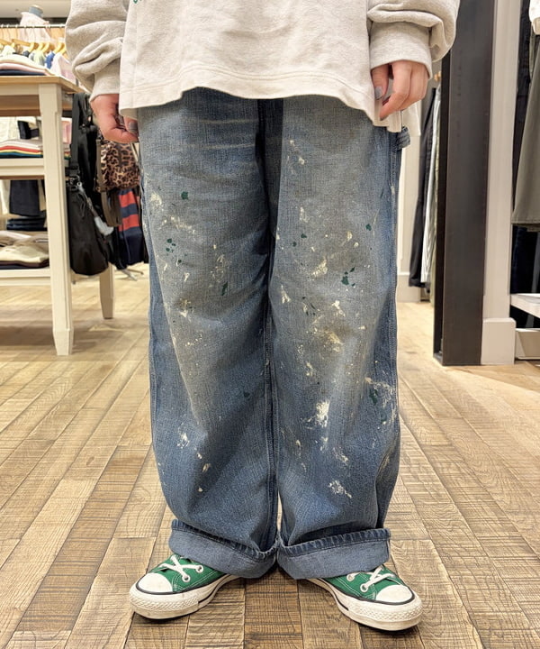 原口 愛さんの「BEAMS WOMEN｜【別注】Lee &times; maturely / リメイク ユーズド パンツ」を使ったコーディネート