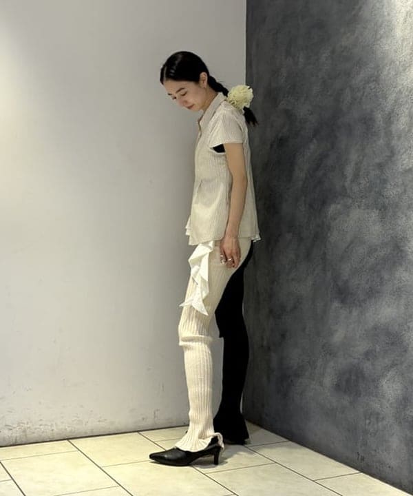 ササキさんの「BEAMS WOMEN｜裾 フレアー キャミソール」を使ったコーディネート