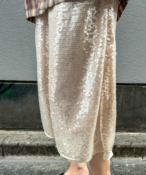 marieさんの「BEAMS WOMEN｜maturely / スパンコール ハーフ パンツ」を使ったコーディネート