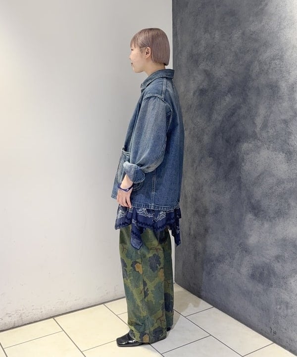 yokoyama shionさんの「BEAMS WOMEN｜バンダナ プリント スカート」を使ったコーディネート