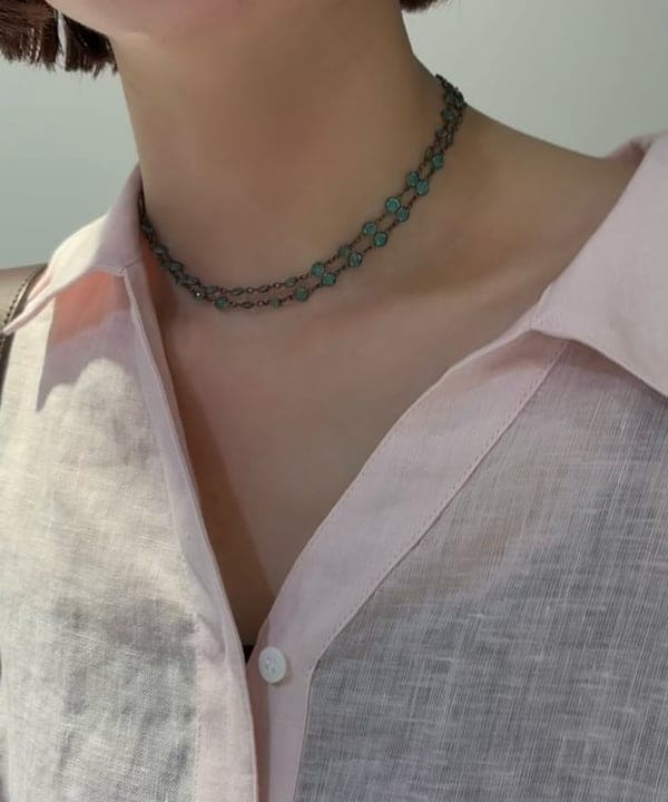 Hazukiさんの「BEAMS WOMEN｜リネン スキッパー シャツ」を使ったコーディネート