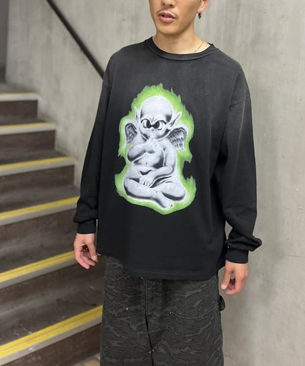 BANさんの「BEAMS WOMEN｜プリント ダブルニーショーツ【ワイドストレートフィット】」を使ったコーディネート