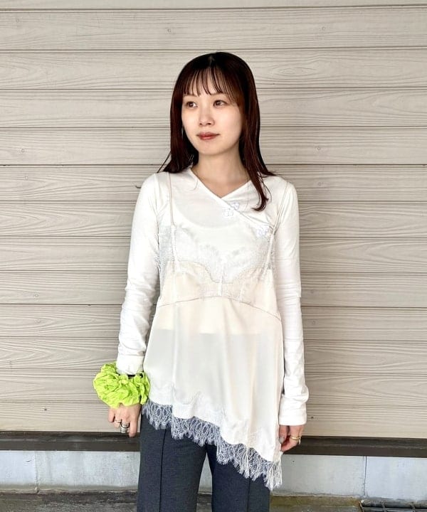 カタヤマ アヤさんの「BEAMS WOMEN｜リンクル ドルマン 2ボタン ダブル ジャケット」を使ったコーディネート