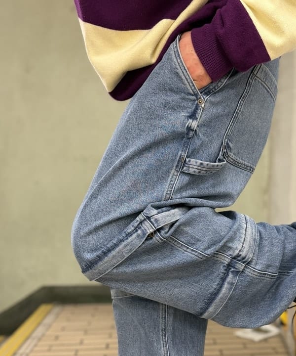 BAKU(東江 漠)さんの「BEAMS WOMEN｜ワイドフィット 7ゲージ ラガー ニットポロシャツ」を使ったコーディネート