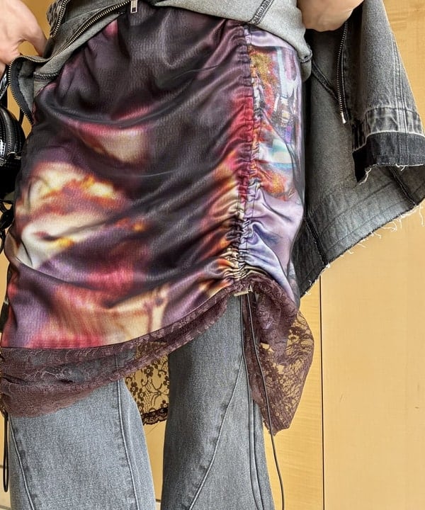 ハルキ　モモナさんの「BEAMS WOMEN｜デニム フレア パンツ」を使ったコーディネート