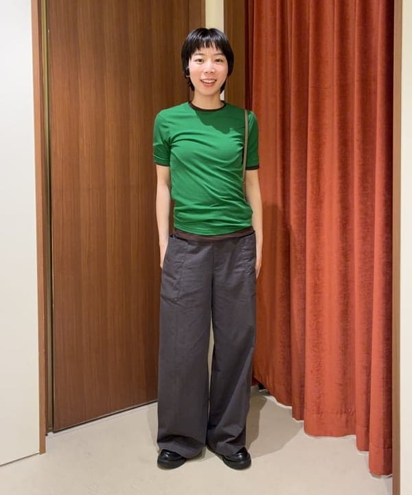 イナダさんの「BEAMS WOMEN｜AK+1 / シアー Tシャツ」を使ったコーディネート