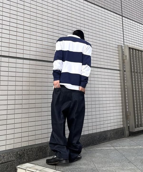 菊田 悠さんの「BEAMS WOMEN｜BEAMS PLUS / 2プリーツ デニム トラウザーズ」を使ったコーディネート