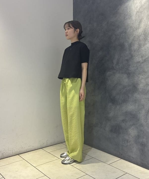 菜月さんの「BEAMS WOMEN｜AK+1 / 18ゲージ ワイドリブ プルオーバー」を使ったコーディネート