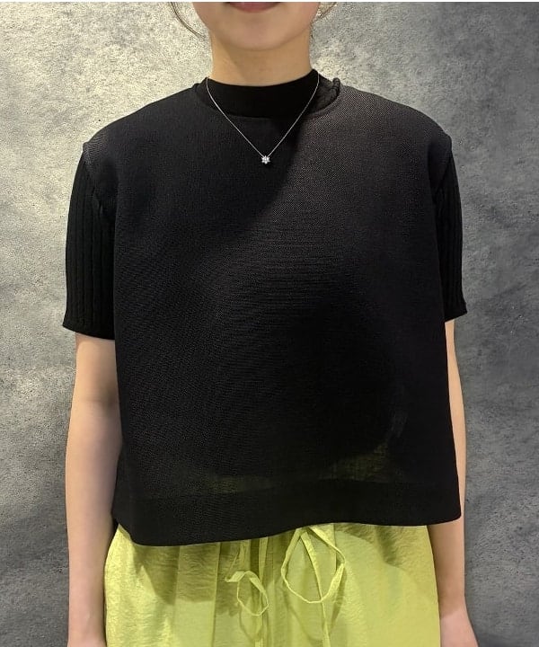 菜月さんの「BEAMS WOMEN｜AK+1 / 18ゲージ ワイドリブ プルオーバー」を使ったコーディネート