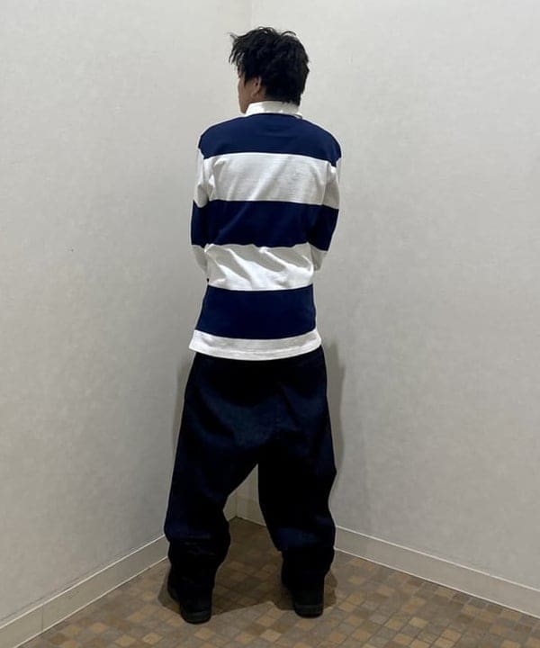 はるひむさんの「BEAMS WOMEN｜BEAMS PLUS / 2プリーツ デニム トラウザーズ」を使ったコーディネート