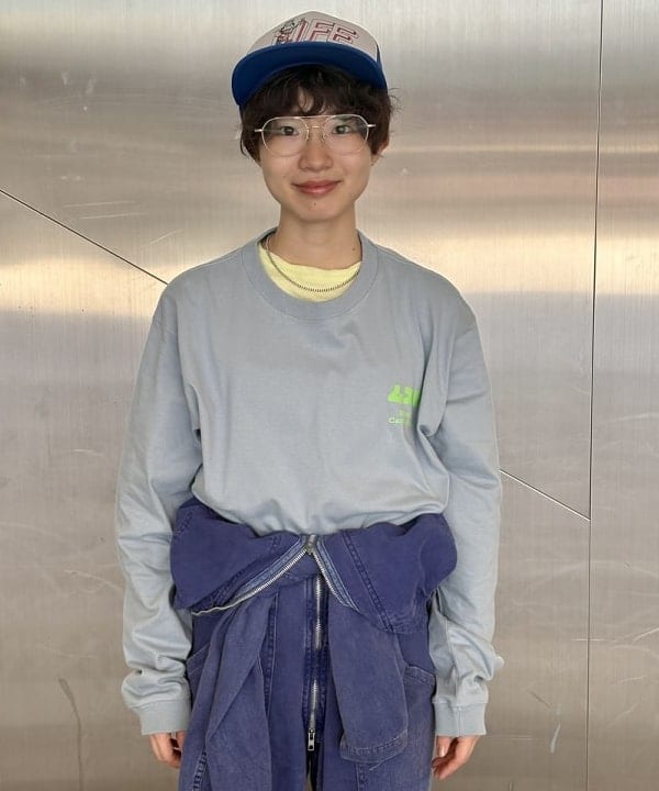 みりさんの「リブ クルー 3/4」を使ったコーディネート