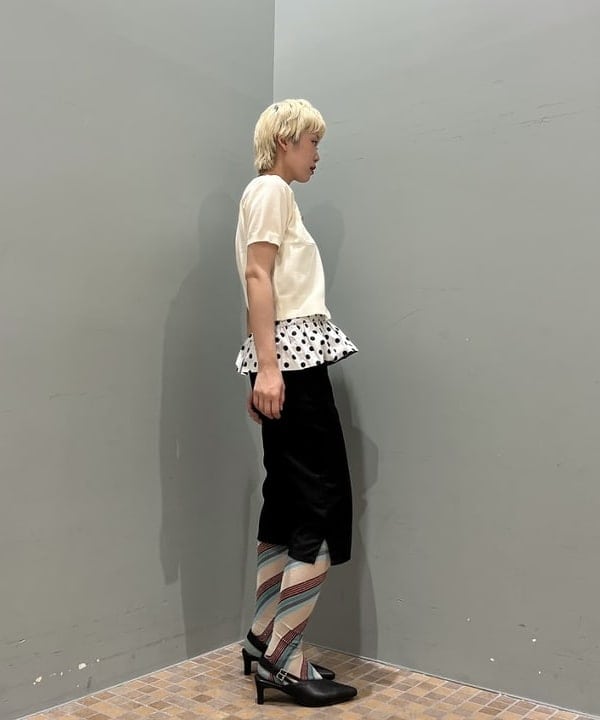 あさひさんの「BEAMS WOMEN｜メタルボタン ハーフスリーブ カーディガン」を使ったコーディネート