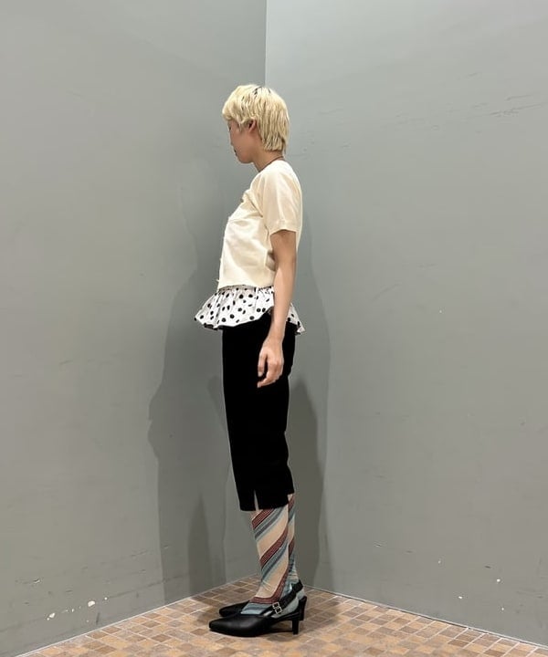 あさひさんの「BEAMS WOMEN｜メタルボタン ハーフスリーブ カーディガン」を使ったコーディネート