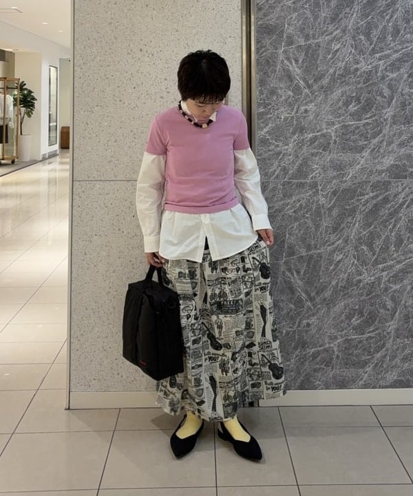 森川 夏衣さんの「BEAMS WOMEN｜オックスフォード ボタンダウン シャツ」を使ったコーディネート