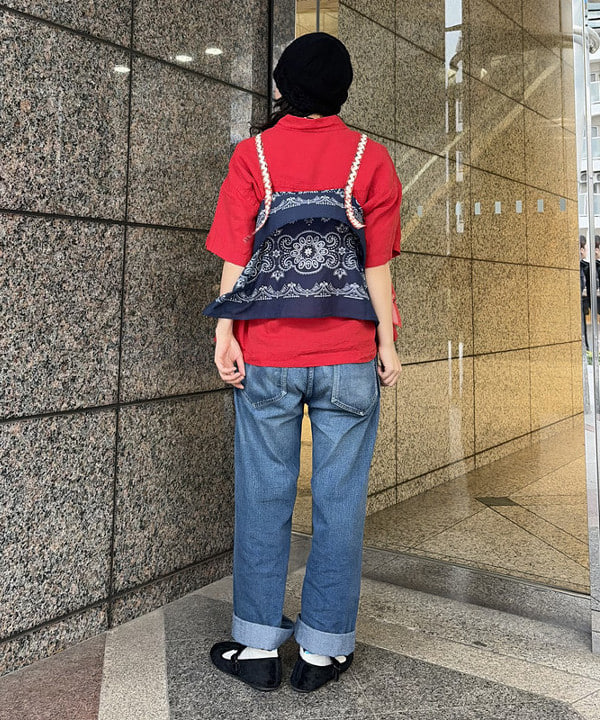 ばるたんさんの「BEAMS WOMEN｜リネン ソリッド ショートスリーブ ＜イージーケア＞」を使ったコーディネート