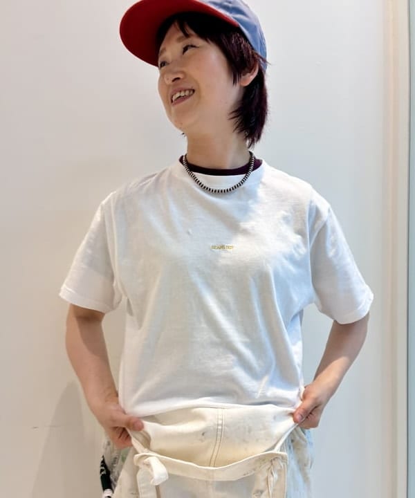 木村 梨香さんの「BEAMS WOMEN｜ボーイ エンブロイダリー クルー Tシャツ」を使ったコーディネート