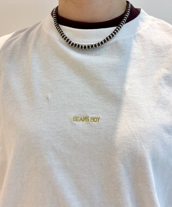 木村 梨香さんの「BEAMS WOMEN｜ボーイ エンブロイダリー クルー Tシャツ」を使ったコーディネート