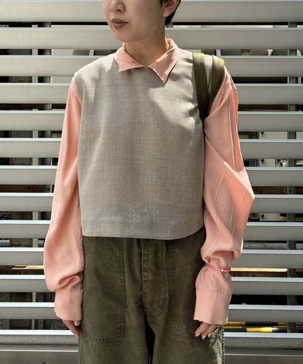 森川 夏衣さんの「BEAMS WOMEN｜25mm クロコ フェザー ベルト」を使ったコーディネート