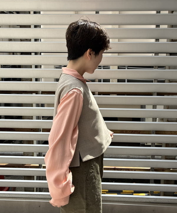 森川 夏衣さんの「BEAMS WOMEN｜25mm クロコ フェザー ベルト」を使ったコーディネート