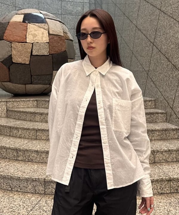 amiriさんの「BEAMS WOMEN｜AK+1 / シアー Tシャツ」を使ったコーディネート