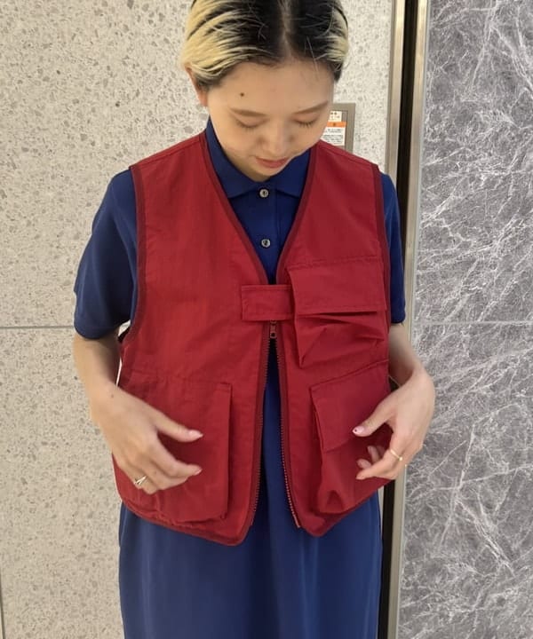 MATSUMOTO AMIさんの「BEAMS WOMEN｜【別注】LACOSTE / ポロ ワンピース」を使ったコーディネート