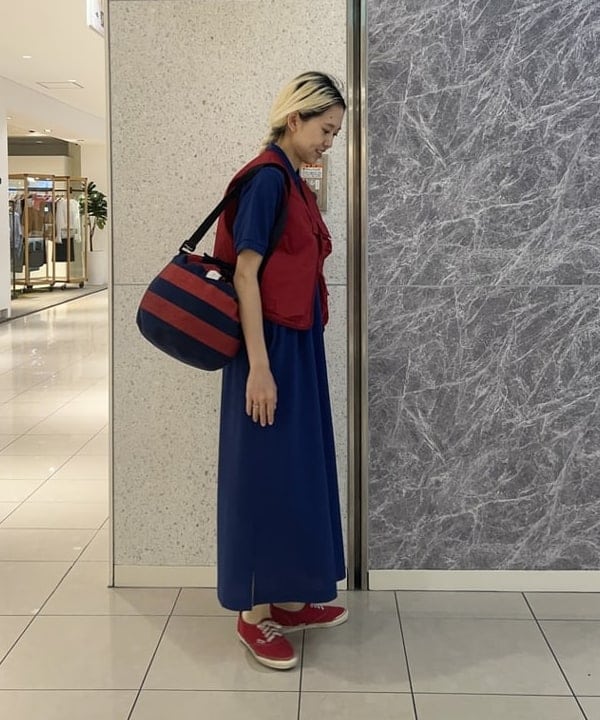 MATSUMOTO AMIさんの「BEAMS WOMEN｜【別注】LACOSTE / ポロ ワンピース」を使ったコーディネート