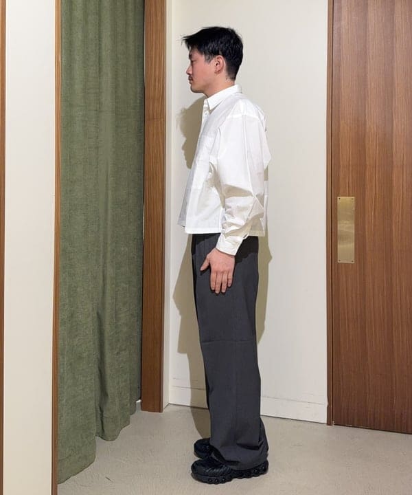 しゅうとさんの「BEAMS WOMEN｜ワイドアーム レギュラーカラーシャツ」を使ったコーディネート