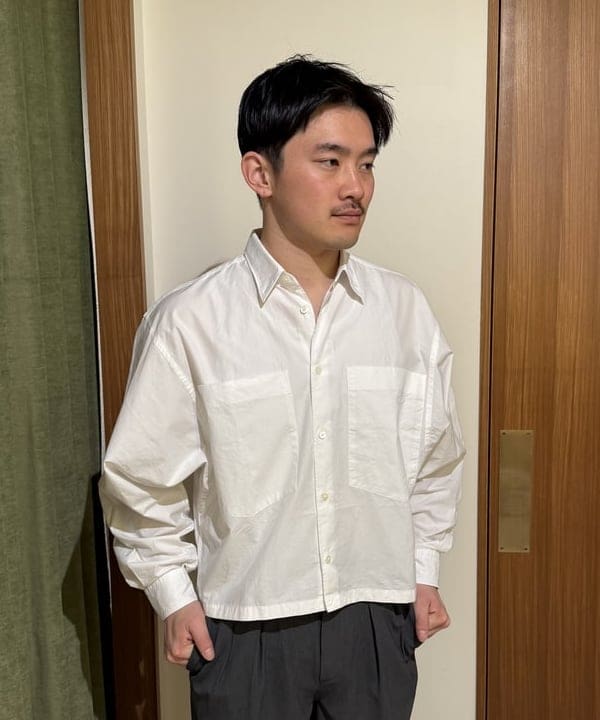 しゅうとさんの「BEAMS WOMEN｜ワイドアーム レギュラーカラーシャツ」を使ったコーディネート