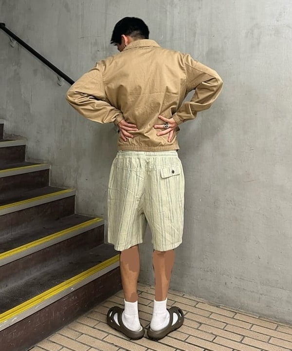 BANさんの「BEAMS WOMEN｜ブークレ ニット ポロシャツ」を使ったコーディネート