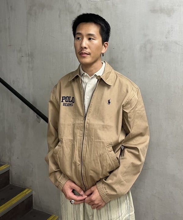 BANさんの「BEAMS WOMEN｜ブークレ ニット ポロシャツ」を使ったコーディネート