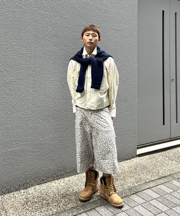 照田 拓史さんの「BEAMS WOMEN｜ワイドアーム レギュラーカラーシャツ」を使ったコーディネート