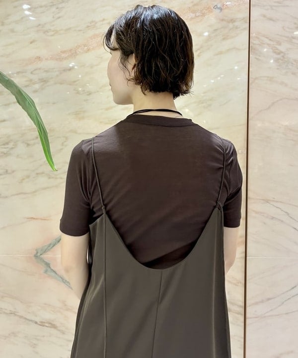 AONO SHIKAMAさんの「BEAMS WOMEN｜AK+1 / シアー Tシャツ」を使ったコーディネート