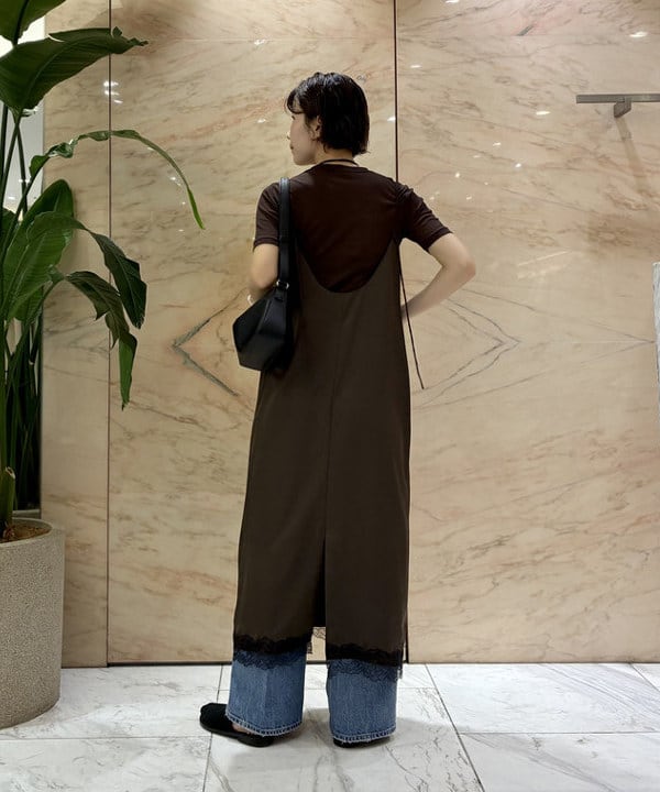 AONO SHIKAMAさんの「BEAMS WOMEN｜AK+1 / シアー Tシャツ」を使ったコーディネート