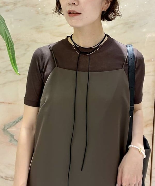 AONO SHIKAMAさんの「BEAMS WOMEN｜AK+1 / シアー Tシャツ」を使ったコーディネート