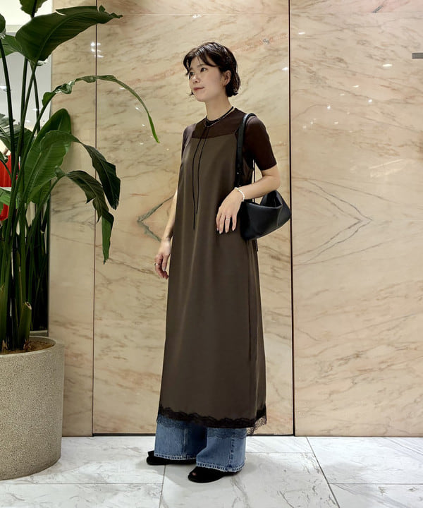 AONO SHIKAMAさんの「BEAMS WOMEN｜AK+1 / シアー Tシャツ」を使ったコーディネート