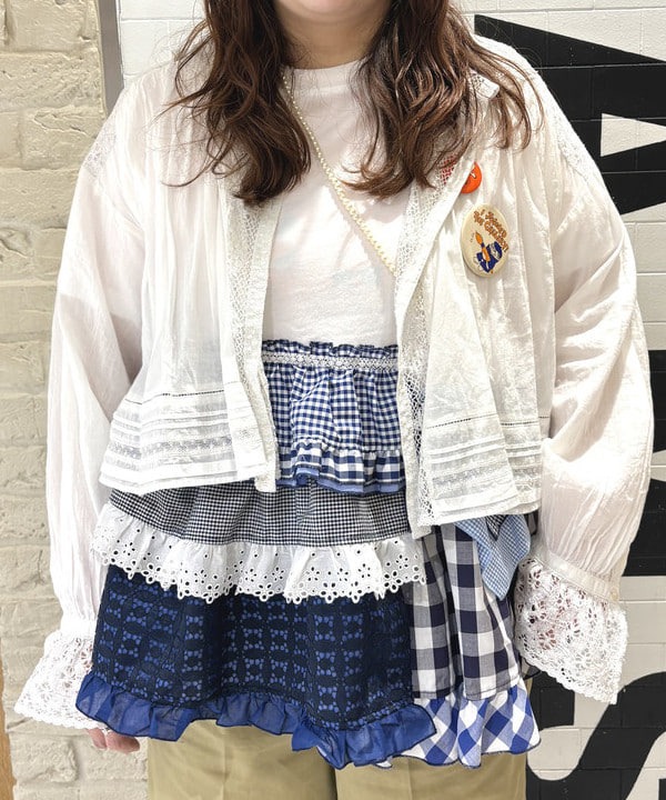 kawaiさんの「BEAMS WOMEN｜【別注】TORI-TO / ティアード Tシャツ」を使ったコーディネート