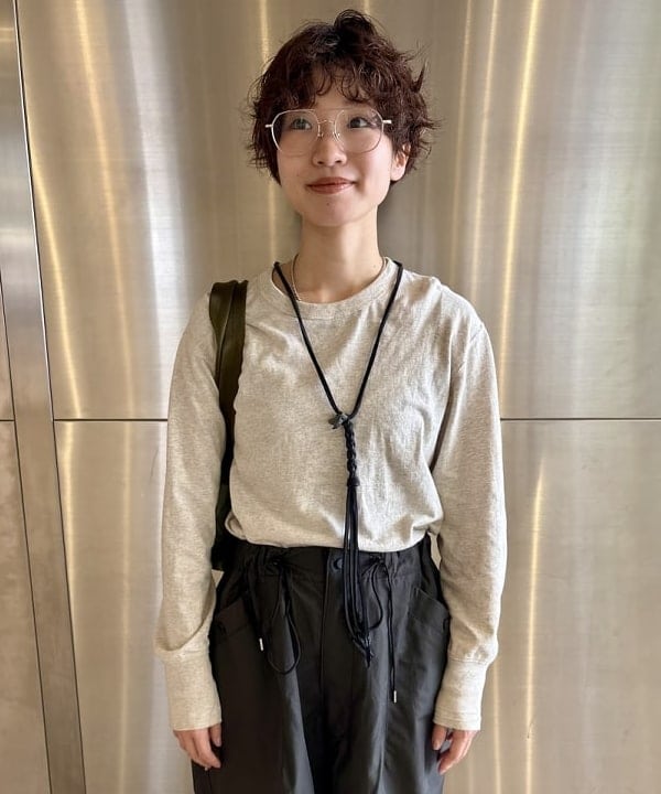 みりさんの「【別注】Healthknit / クルーネック ロングスリーブ Tシャツ」を使ったコーディネート