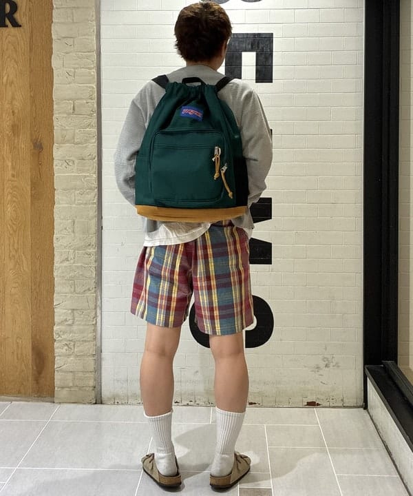 てらきたさんの「BEAMS WOMEN｜GYM Shorts Heavy Madras」を使ったコーディネート