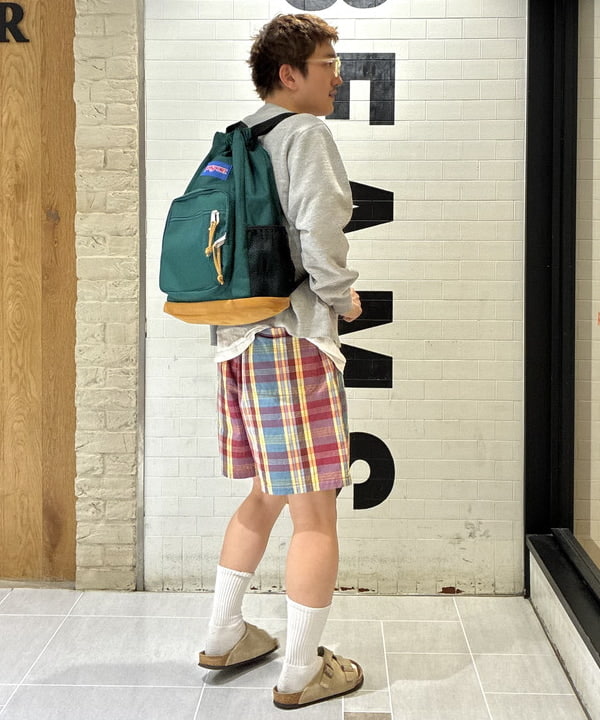 てらきたさんの「BEAMS WOMEN｜GYM Shorts Heavy Madras」を使ったコーディネート