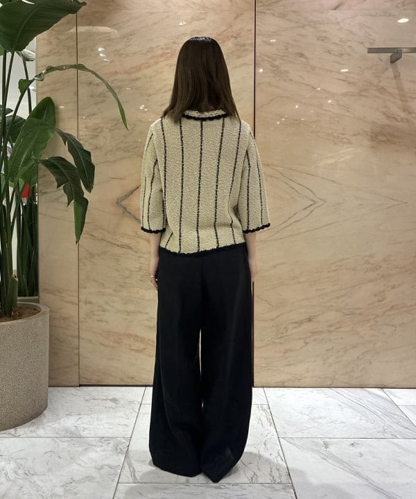 菜月さんの「BEAMS WOMEN｜SHISEI / ギャザー メタリック バレエシューズ」を使ったコーディネート