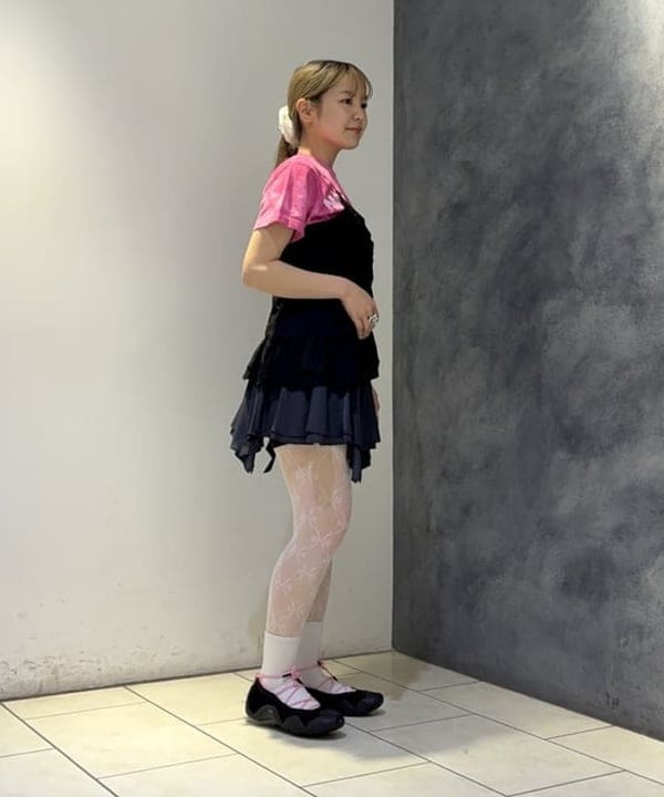 みゆうさんの「BEAMS WOMEN｜裾 フレアー キャミソール」を使ったコーディネート