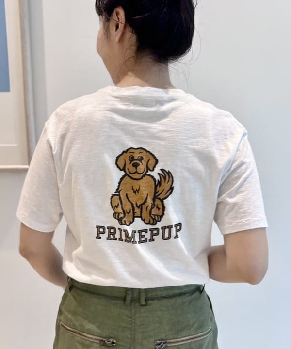 おのすさんの「BEAMS WOMEN｜ボーイ ドッグ Tシャツ」を使ったコーディネート