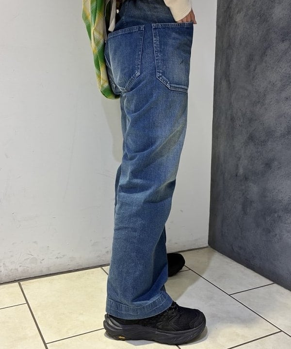 たぐみさんの「BEAMS WOMEN｜【別注】BUZZ RICKSON'S / USN デニム トラウザーズ」を使ったコーディネート