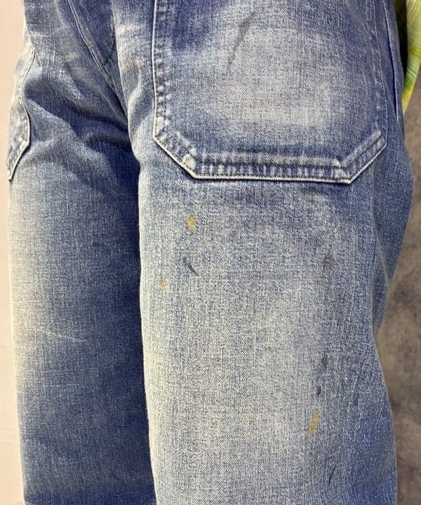 たぐみさんの「BEAMS WOMEN｜【別注】BUZZ RICKSON'S / USN デニム トラウザーズ」を使ったコーディネート