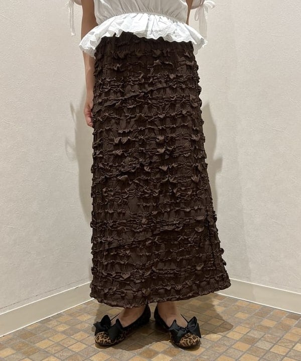 あさひさんの「BEAMS WOMEN｜ストレッチ ジャカード タイト スカート」を使ったコーディネート