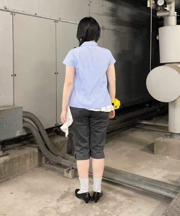 晶さんの「BEAMS WOMEN｜裾 フレアー キャミソール」を使ったコーディネート