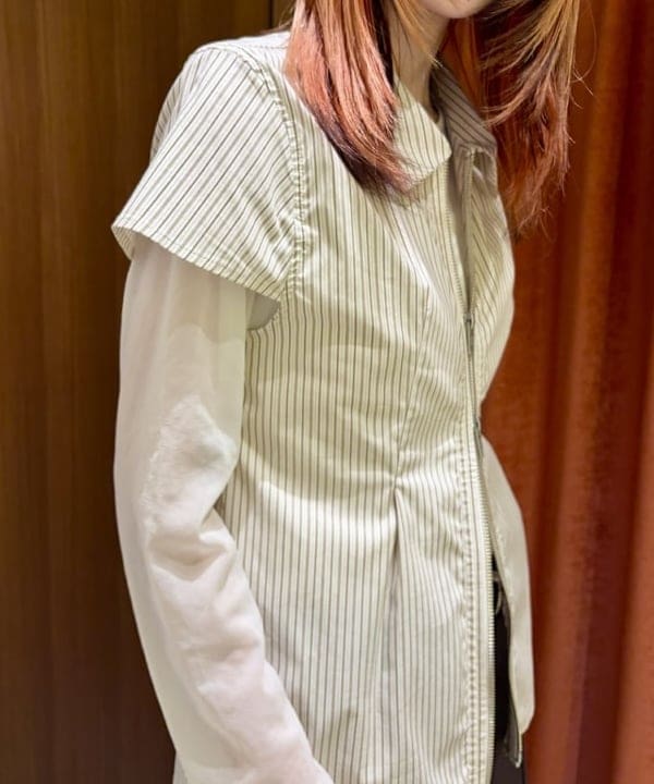 むりょさんの「BEAMS WOMEN｜ボックス プリーツ ミディ スカート」を使ったコーディネート