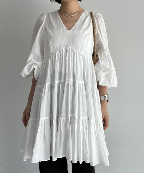 NATSUKIさんの「BEAMS WOMEN｜【別注】MARIHA / エンジェルのミニワンピース」を使ったコーディネート
