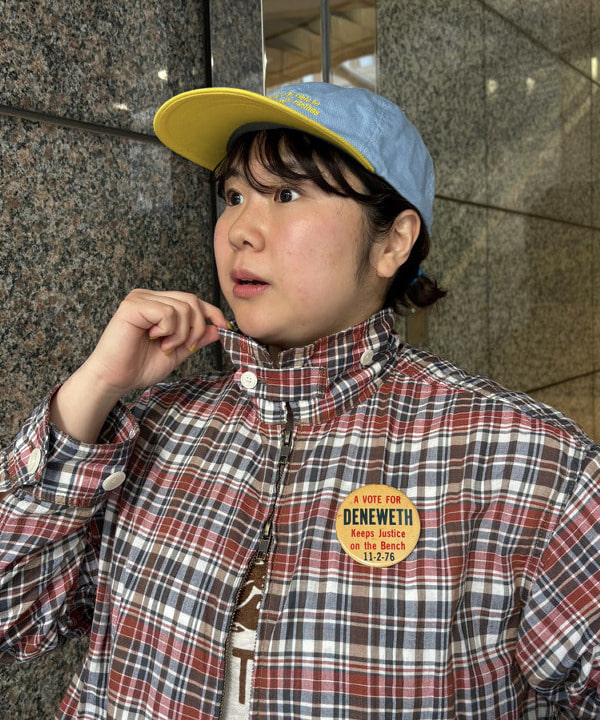 イガラシさんの「BEAMS WOMEN｜マドラス チェック ブルゾン」を使ったコーディネート