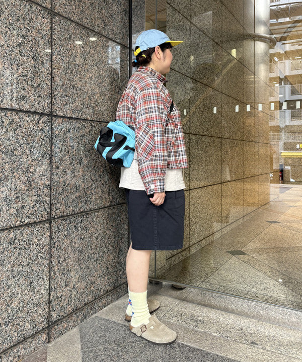イガラシさんの「BEAMS WOMEN｜マドラス チェック ブルゾン」を使ったコーディネート
